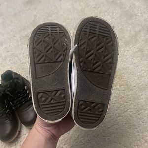 Toddler black converse